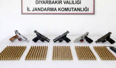 Diyarbakır’da silah kaçakçılığı operasyonu