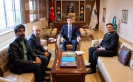 EMŞAV Diyarbakır Heyeti, Çınar Kaymakamı Zikrullah Erdoğan’ı Makamında Ziyaret Etti