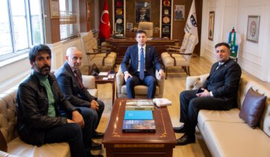 EMŞAV Diyarbakır Heyeti, Çınar Kaymakamı Zikrullah Erdoğan’ı Makamında Ziyaret Etti