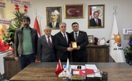 EMŞAV Diyarbakır İl Başkanı Hasip Başdemir’den AK Parti Çınar İlçe Başkanı Mehmet Arzu’ya Ziyaret