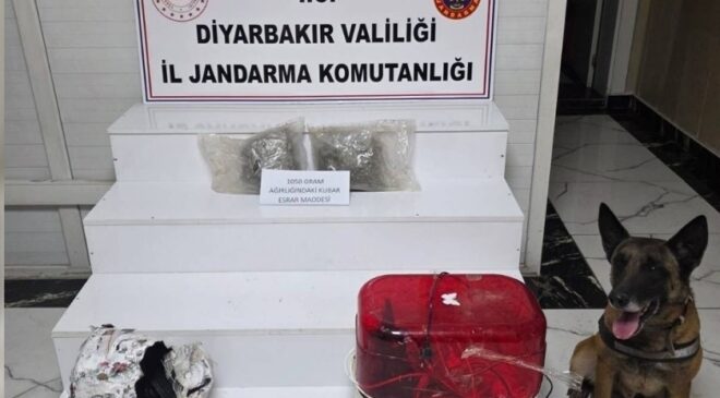 Diyarbakır’da Su arıtma cihazında esrar yakalandı