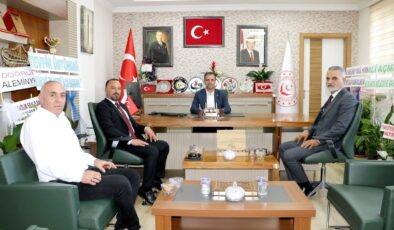 Aile ve Sosyal Hizmetler İl Müdürü Çeçen’e Emniyet ve Şehit Aileleri Temsilcilerinden “Hayırlı Olsun” Ziyareti