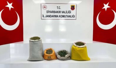 Diyarbakır’da 144 kilo esrar ele geçirildi