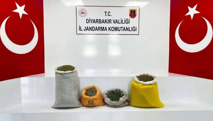 Diyarbakır’da 144 kilo esrar ele geçirildi