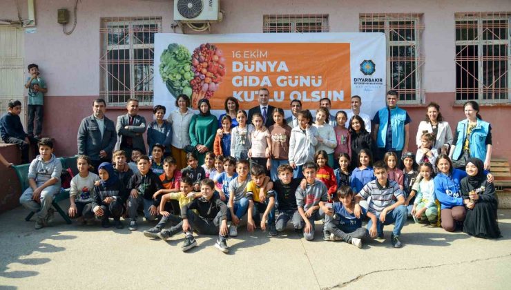 Diyarbakır’da Dünya Gıda Günü’nde öğrenciler bilgilendirildi