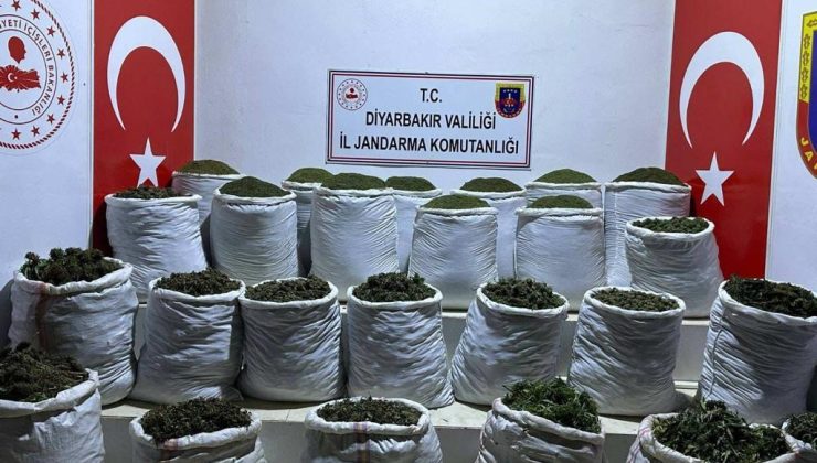 Terörün finans kaynağına darbe: 783 kilo esrar ele geçirildi