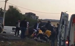 Sürücüsünün kontrolünden çıkan otomobil takla attı: 6 yaralı