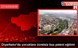 Diyarbakır’da Çocuklara Ücretsiz Buz Pateni Eğitimi