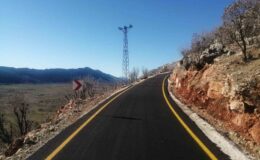 Hani’de çalışmaları tamamlanan yol ulaşıma açıldı