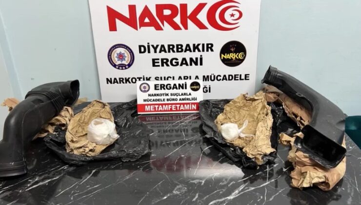 Diyarbakır’da kargo kolisinde ve araç yedek parçaları içerisinde uyuşturucu ele geçirildi