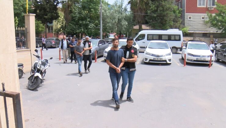 Şanlıurfa’da Terör propagandası yapan 7 zanlı adliyeye çıkarıldı