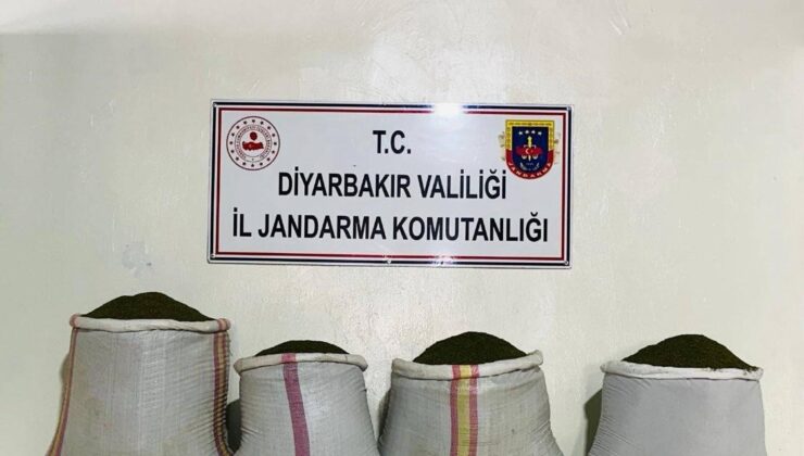 Diyarbakır, Lice’de 68 kilo esrar ele geçirildi.