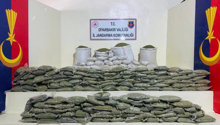 Diyarbakır Lice’de 285 kilo esrar ele geçirildi