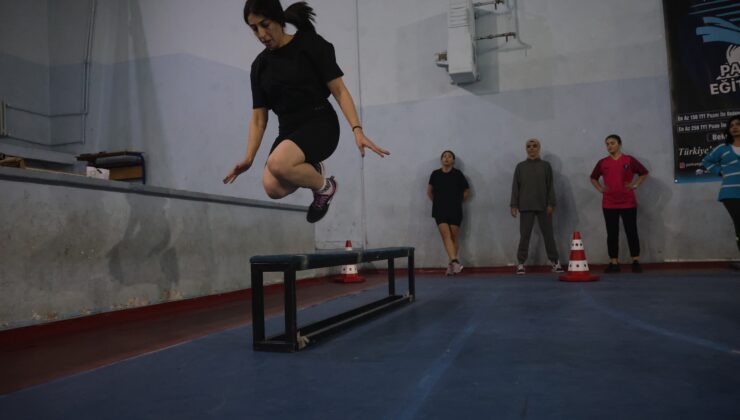 Diyarbakır’da polis olma hayali taşıyan aday adayları ter döküyor