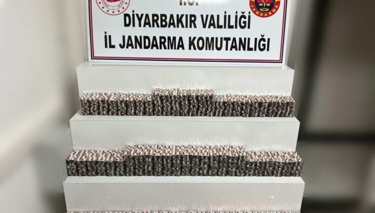 Diyarbakır’da uyuşturucu operasyonu: 5 şahsın üzerinden 13 bin 552 adet sentetik hap çıktı