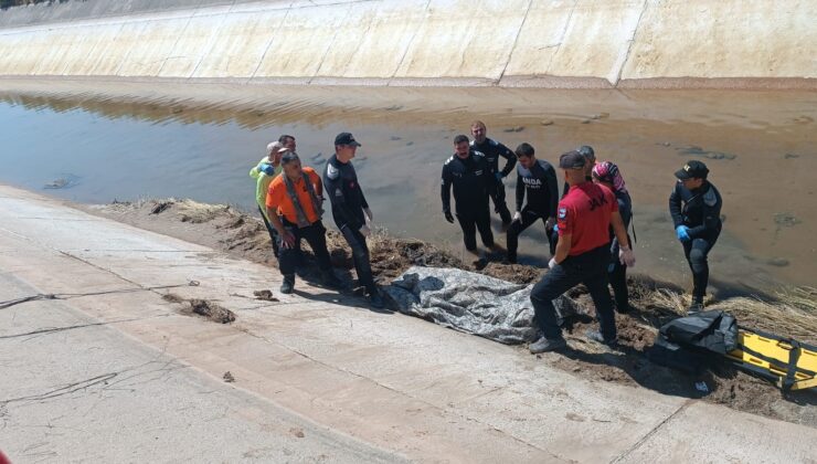 Sulama kanalına düşen vatandaşın cansız bedenine ulaşıldı