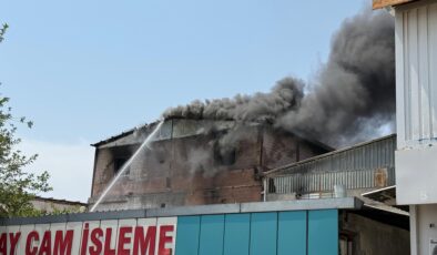 Diyarbakır’da sanayi sitesinde bulunan kereste deposunda yangın çıktı.