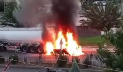 Diyarbakır’da alevlere teslim olan otomobil patladı