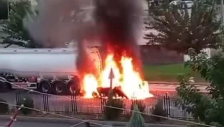 Diyarbakır’da alevlere teslim olan otomobil patladı