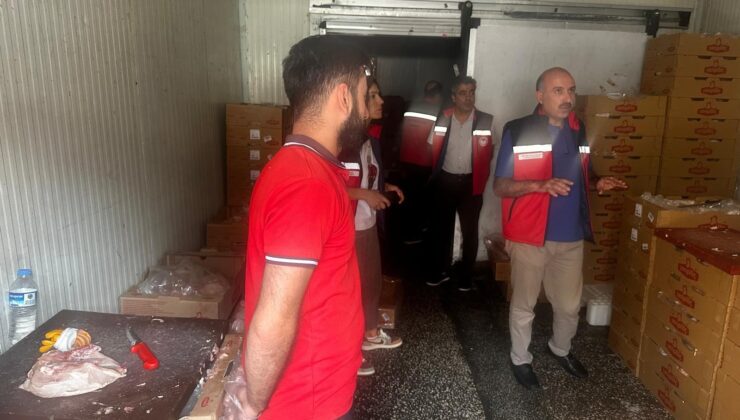 Diyarbakır’da 4 işletmeye ceza, bin 527 kilo ürün imha edildi