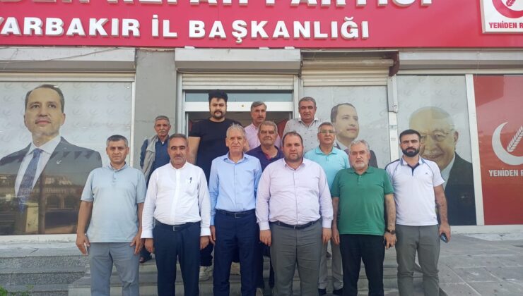 Polis Emeklileri Derneği’nden Diyarbakır’da Yeniden Refah Partisi’ne Ziyaret