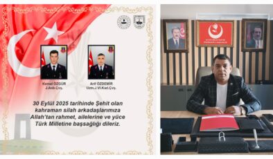 Başkan Mehmet Çiçek “Milletimizin Başı Sağ Olsun”