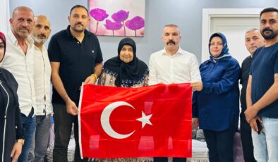 MHP Dilovası teşkilatı, şehit emanetine vefa gösterdi.