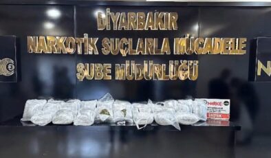 Diyarbakır’da uyuşturucu operasyonu: 16 tutuklama