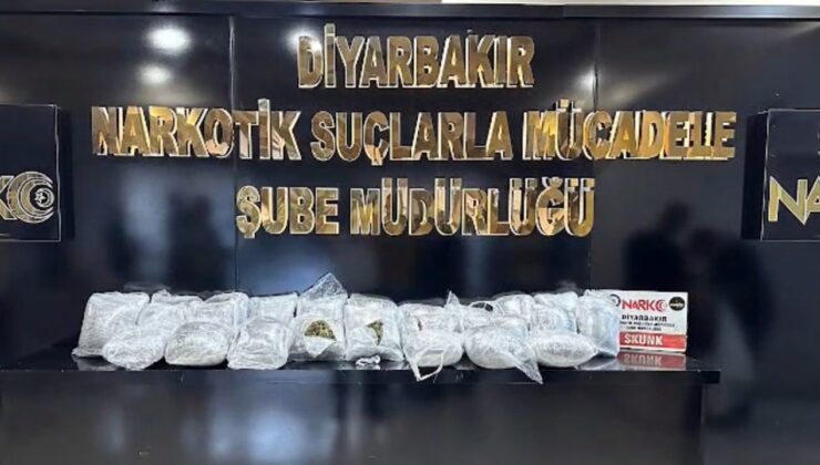 Diyarbakır’da uyuşturucu operasyonu: 16 tutuklama