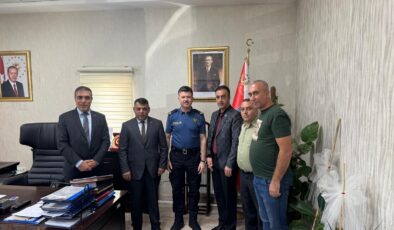 Başkan Mehmet Çiçek ve Yönetimi  Kayapınar İlçe Emniyet Müdürü Fatih İşlek’i Ziyaret Etti