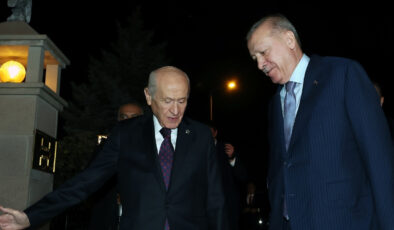 Cumhurbaşkanı Erdoğan, Bahçeli’nin konutunda