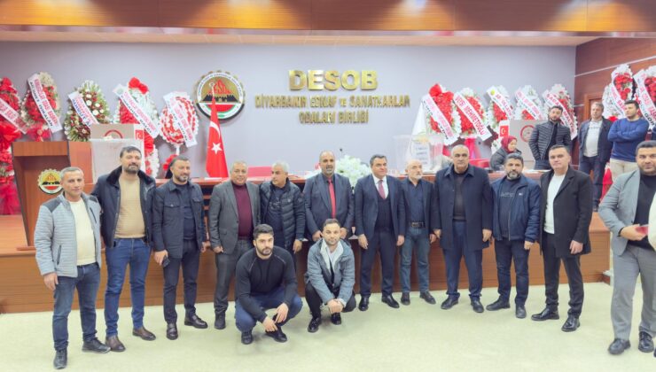 Diyarbakır Tuhafiyeciler ve Parfümericiler Odası Başkanı Abdullah Kızılay Güven Tazeledi