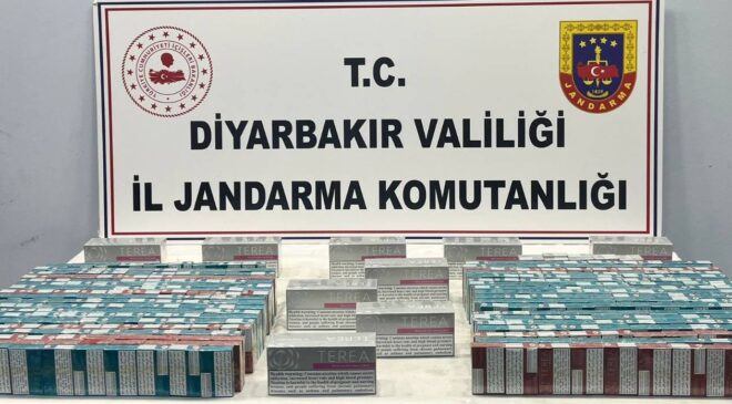 Diyarbakır İl Jandarma Komutanlığı, kaçakçılıkla mücadelede kararlı operasyonlarına devam ediyor.