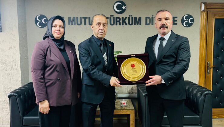 MHP DİLOVASI’NDAN İL BAŞKANI KAMİL AKIN’A HAYIRLI OLSUN ZİYARETİ
