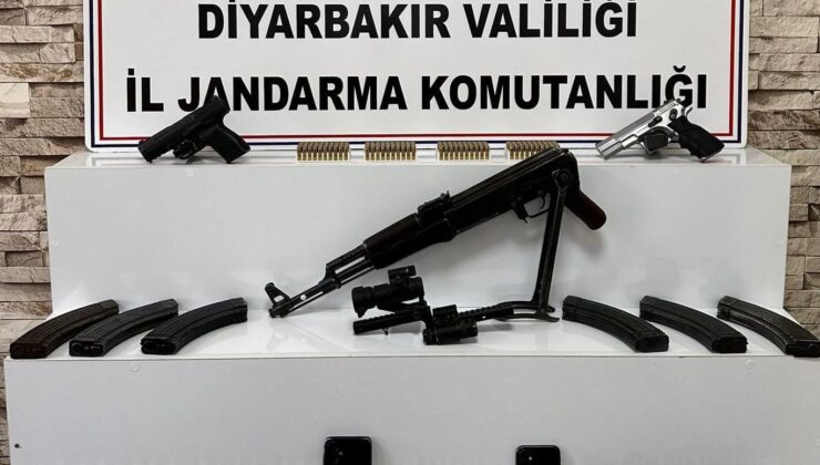 Diyarbakır’da jandarmadan silah kaçakçılığına darbe: Bir haftada çok sayıda silah ve mühimmat ele geçirildi
