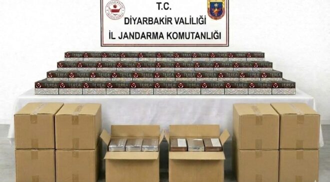Diyarbakır’da Jandarmadan Kaçakçılık Operasyonları: 61 Şüpheliye İşlem, Binlerce Kaçak Ürün Ele Geçirildi