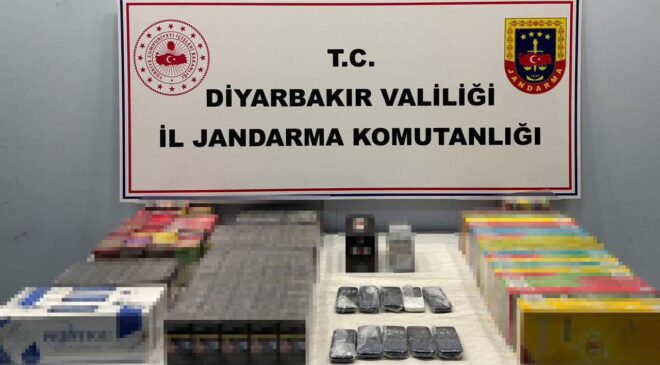 Diyarbakır’da Jandarma’dan kaçakçılık ve uyuşturucu operasyonu