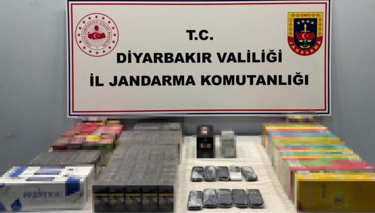 Diyarbakır’da Jandarma’dan kaçakçılık ve uyuşturucu operasyonu