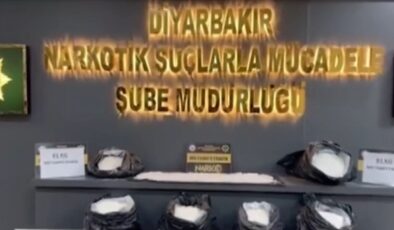 Diyarbakır’da 81 kilo uyuşturucu ele geçirildi