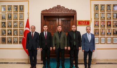 Erzincan Valisi Hamza Aydoğdu’ya İş Adamları Ziyareti
