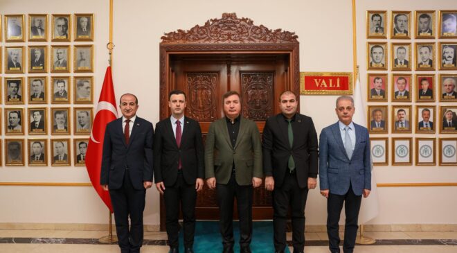 Erzincan Valisi Hamza Aydoğdu’ya İş Adamları Ziyareti