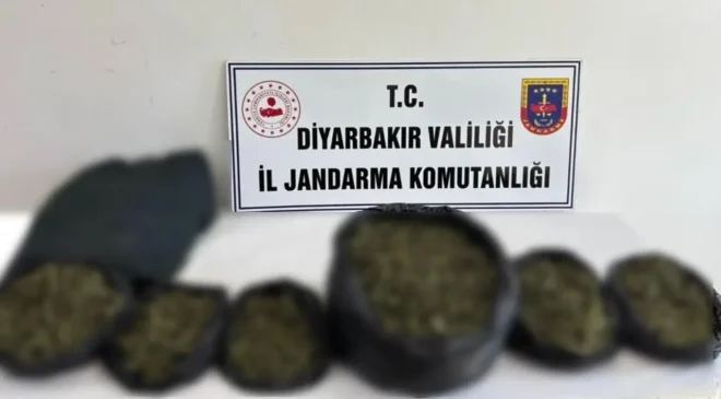 Diyarbakır’da uyuşturucu operasyonları: 41 kilo esrar ele geçirildi
