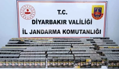 Diyarbakır’da 12 bin 748 paket kaçak sigaraya el konuldu