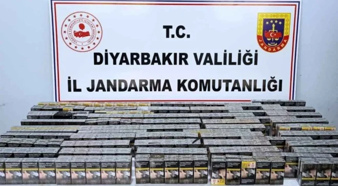 Diyarbakır’da 12 bin 748 paket kaçak sigaraya el konuldu