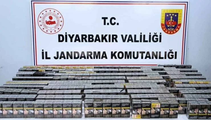 Diyarbakır’da 12 bin 748 paket kaçak sigaraya el konuldu