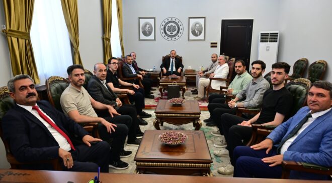 Isparta Valisi Abdullah Erin’e İş Dünyası ve STK Temsilcilerinden Ziyaret
