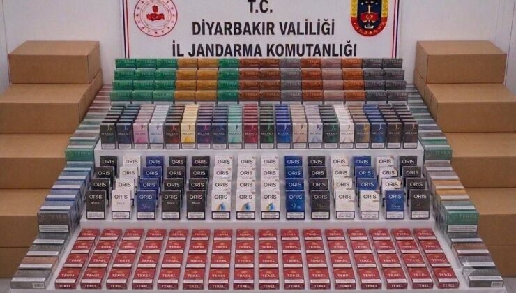 Diyarbakır’da kaçakçılık operasyonlarında 9 ton et ve binlerce paket sigara ele geçirildi